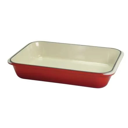 Chasseur 32cm Rectangular Roasting Dish - Chilli Red