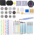 Dotting Tools Mandala set - inclusief Sjabloon - 43 onderdelen