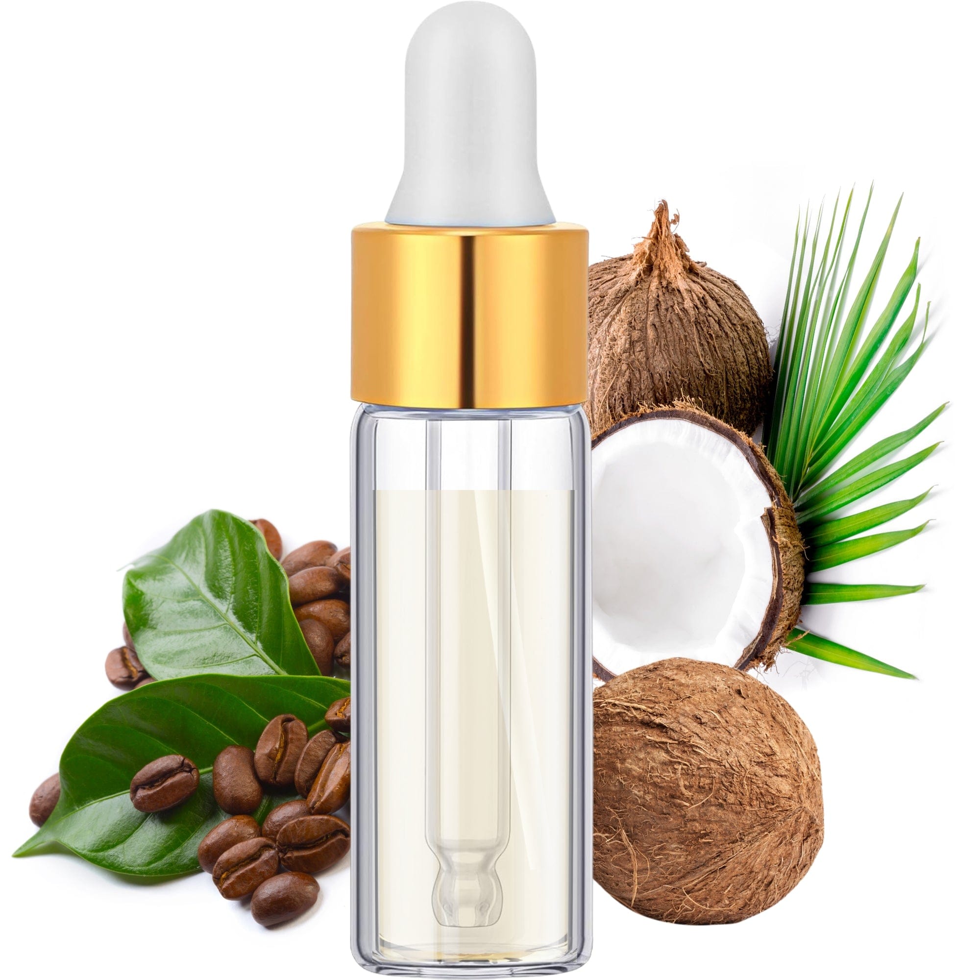 Pre-Shampoo Hair Growth Treatment | Head Spa | Coconut & Coffee Bean | Scalp Revitalizing | Oil-Based Formula | Essential - Sample Vial (0.16 fl oz)