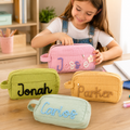 MamaRaya Personalized Kids Pencil Case Custom Name School Pouch