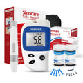 Sinocare Safe Accu 2 Blood Sugar Monitor with Advanced Technology, 200 Memory to Know Value Changes - 1pc meter+50pcs×(strips+lancets) / mg/dl