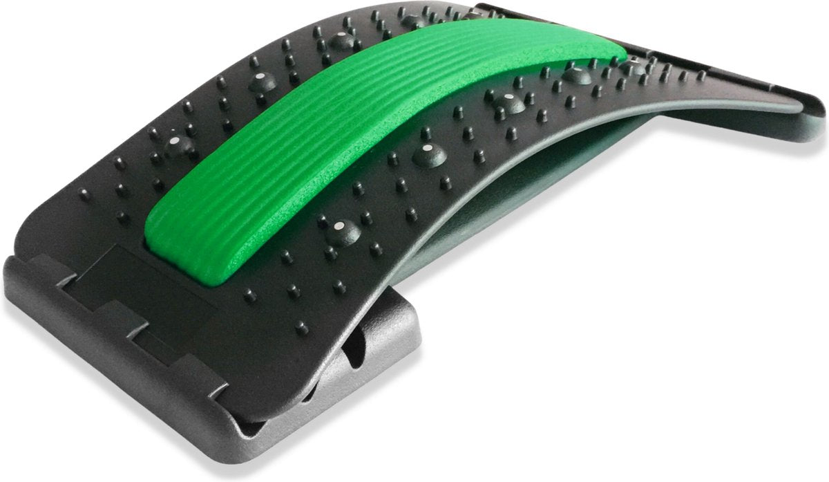 Backstretcher Massage Apparaat met Zachte Pads - groen