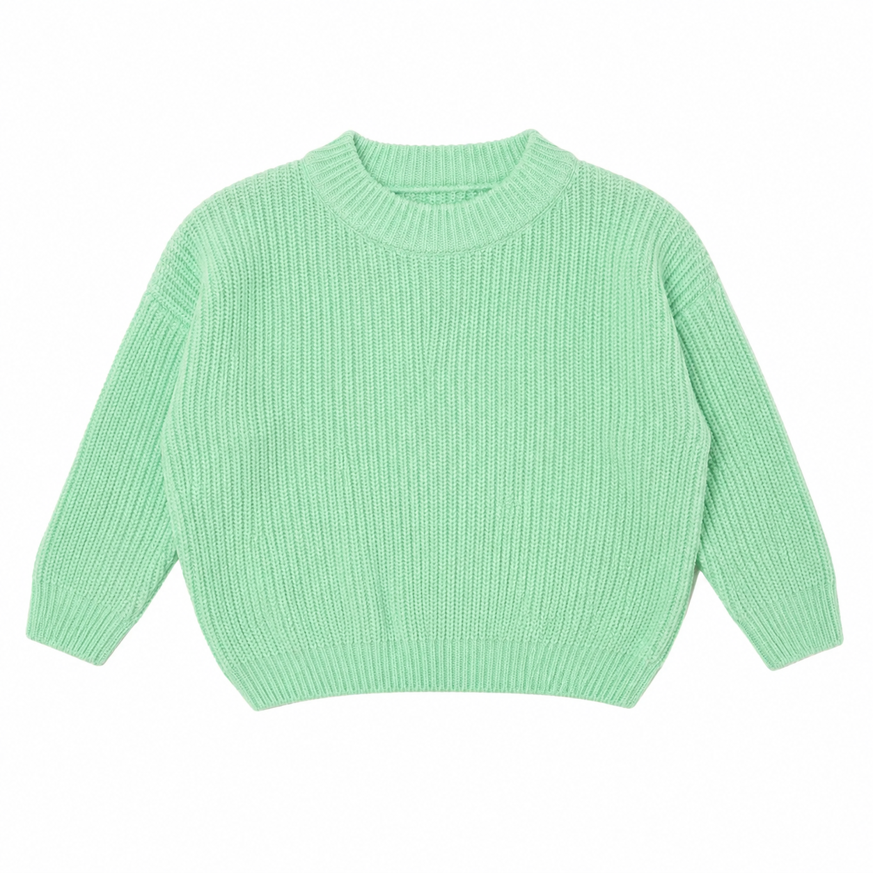 MamaRaya Personalized Baby Knit Sweater - 6-12m / Green
