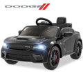iYofe 12V Dodge Charger Storm SRT Electric Ride-On Car - Black