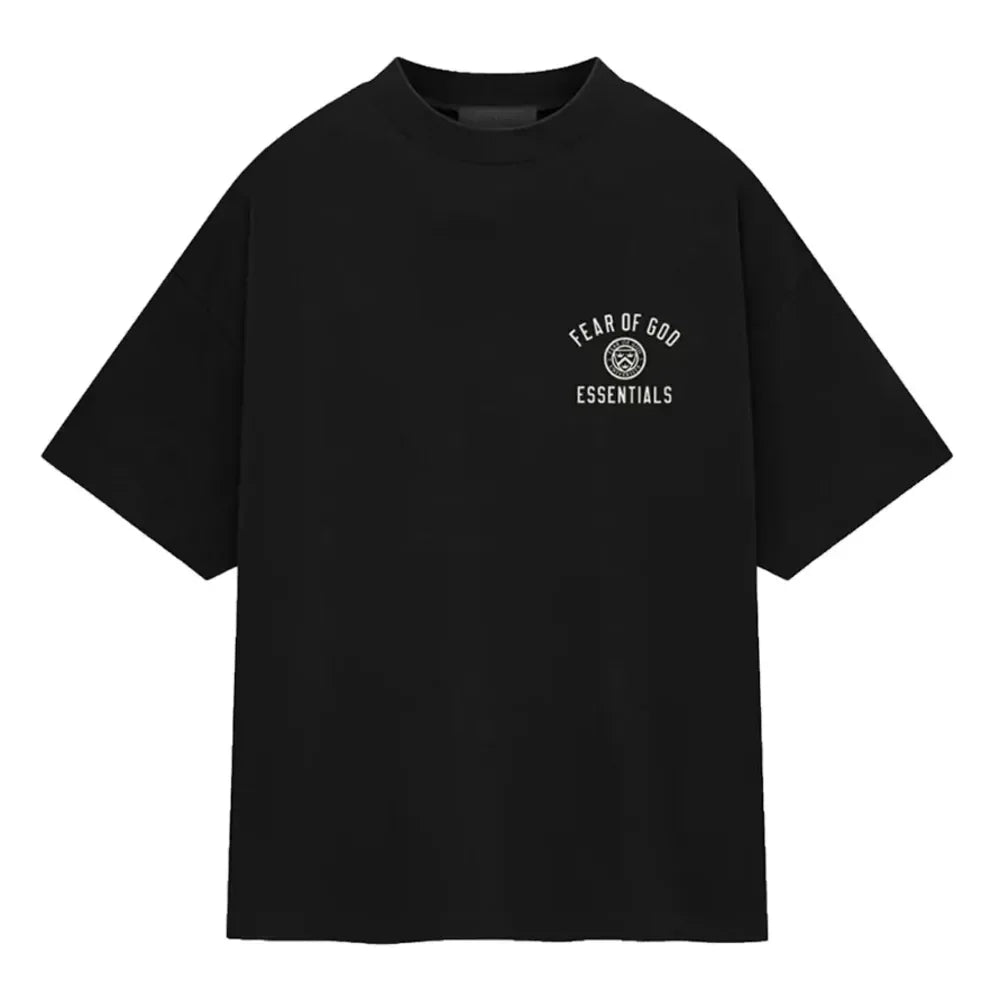 Fear Of God Essentials Jersey Crewneck Tee Black - S