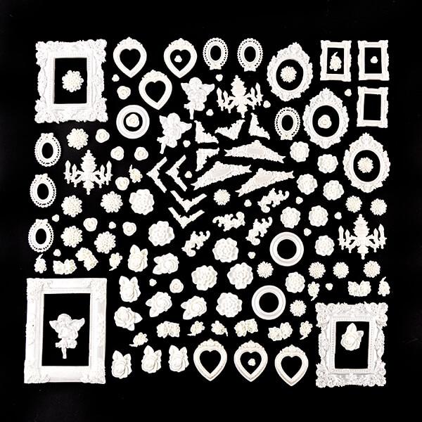 Resin Embellishment Collection 131 Elements