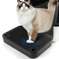 Black Litter Box Step Cat Step - 11.8" x8.2" x2"