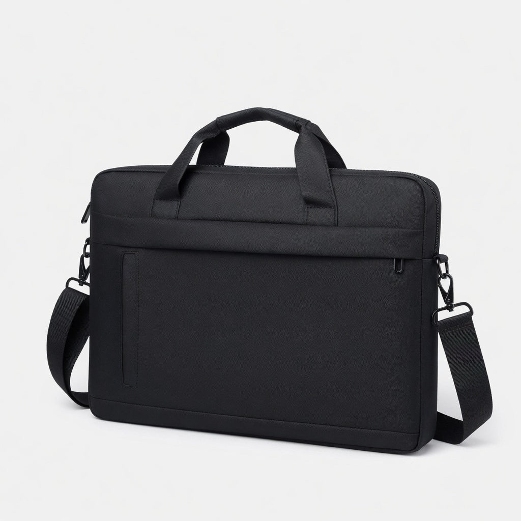 15.6 Inch Waterproof Laptop Briefcase for Men - Black