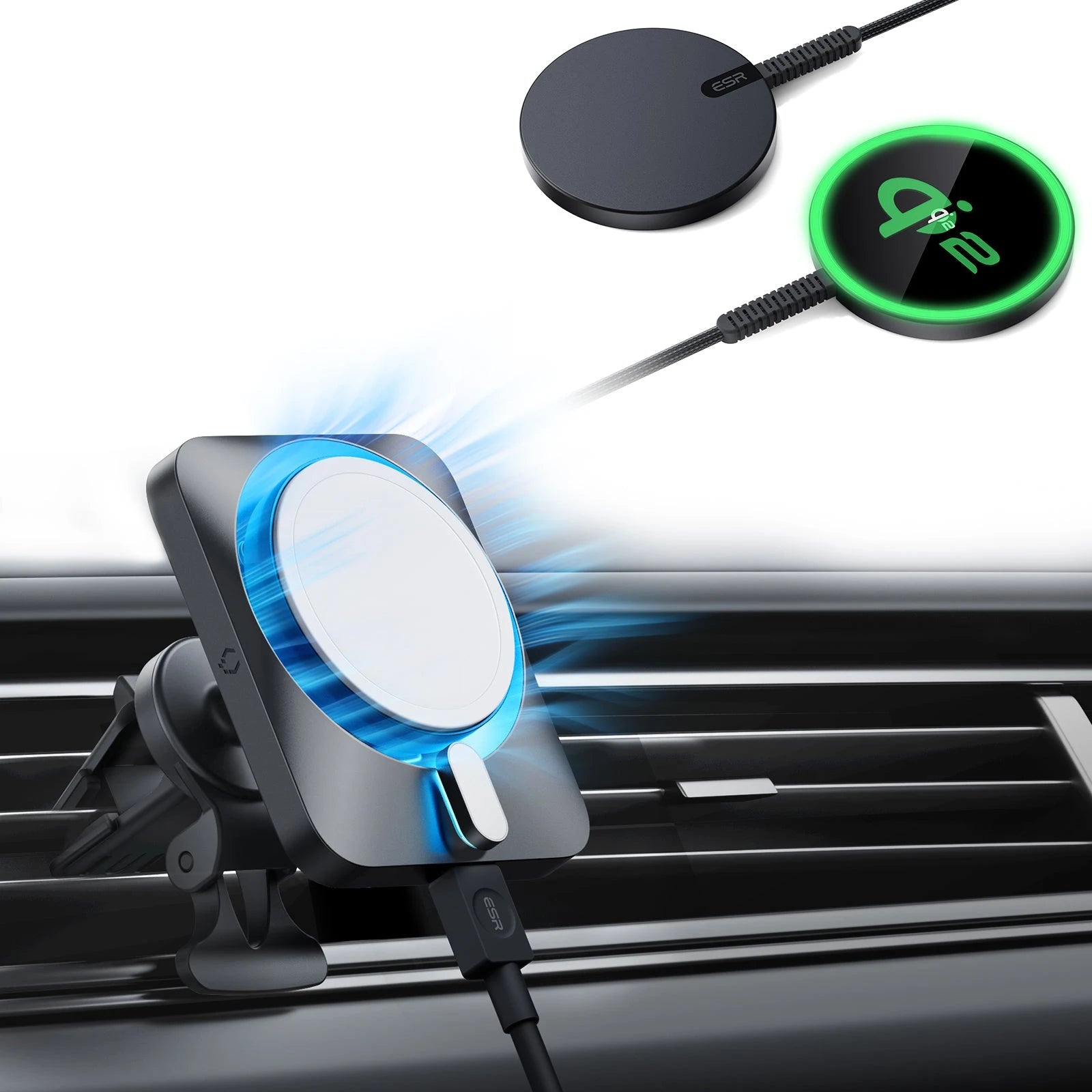 Wireless Charger Bundle - Black - Black