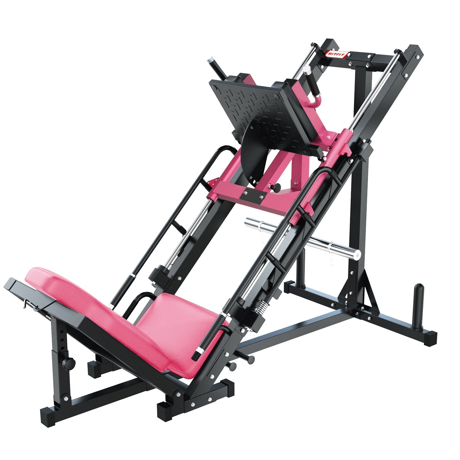 RitFit BLP01 Beinpresse & Hackenschmidt Maschine - Rosa