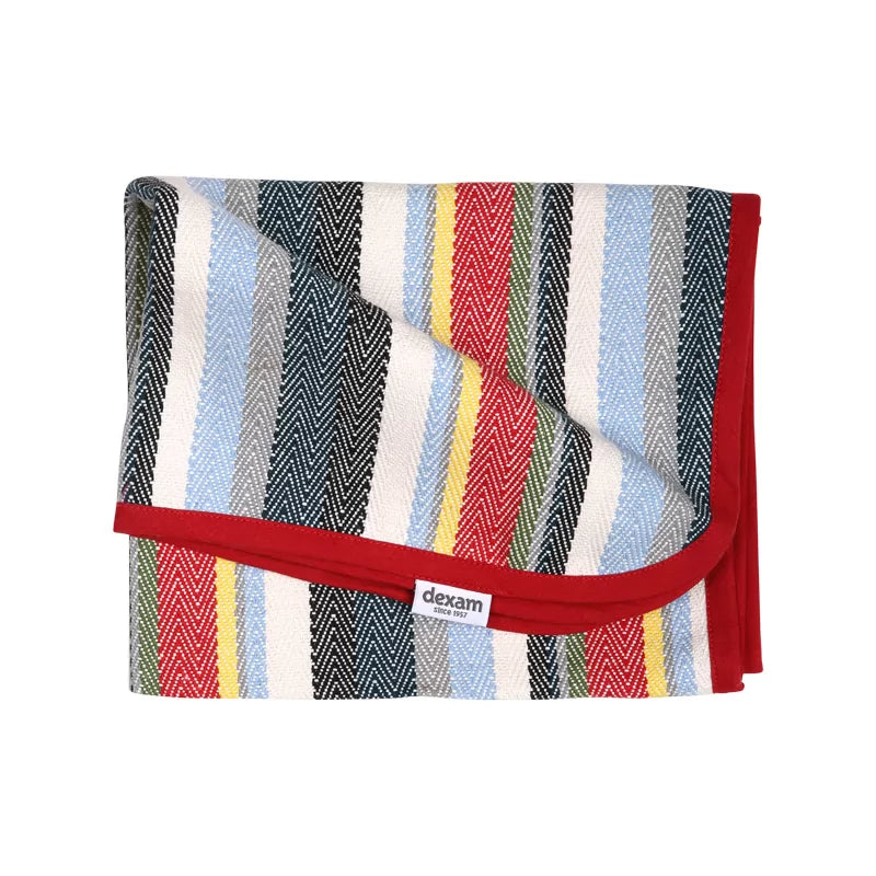 Striped Recycled Cotton Heavy Duty Oven Cloth - Red