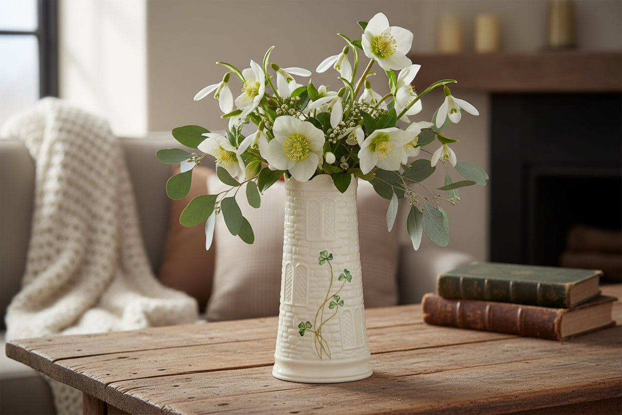 Belleek Classic Castle Vase