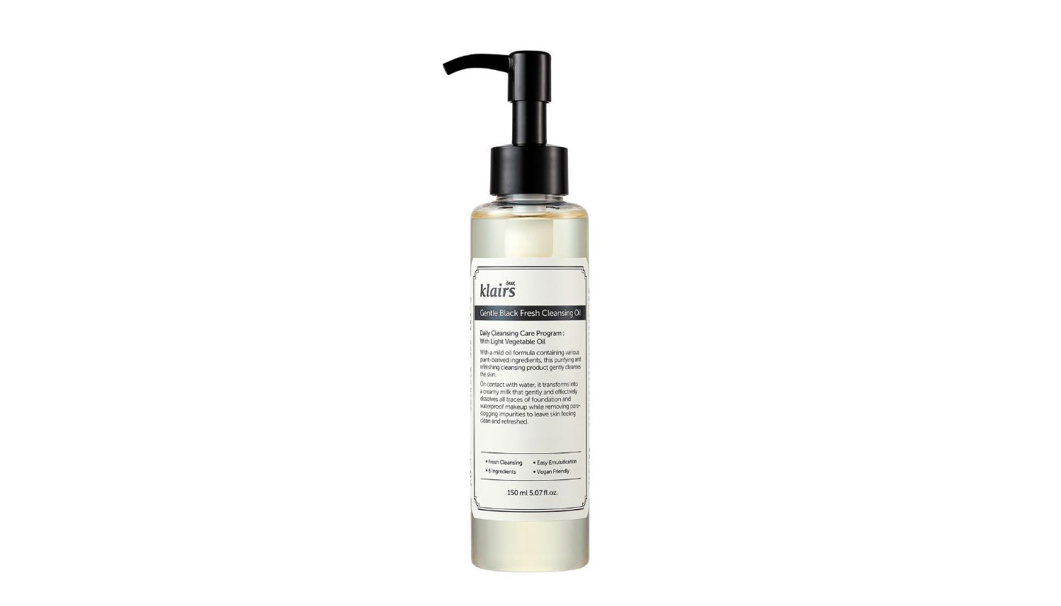 Gentle Black Fresh Cleansing Oil