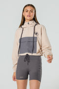 Cropped Windbreaker - Core Sand Storm - Beige / S