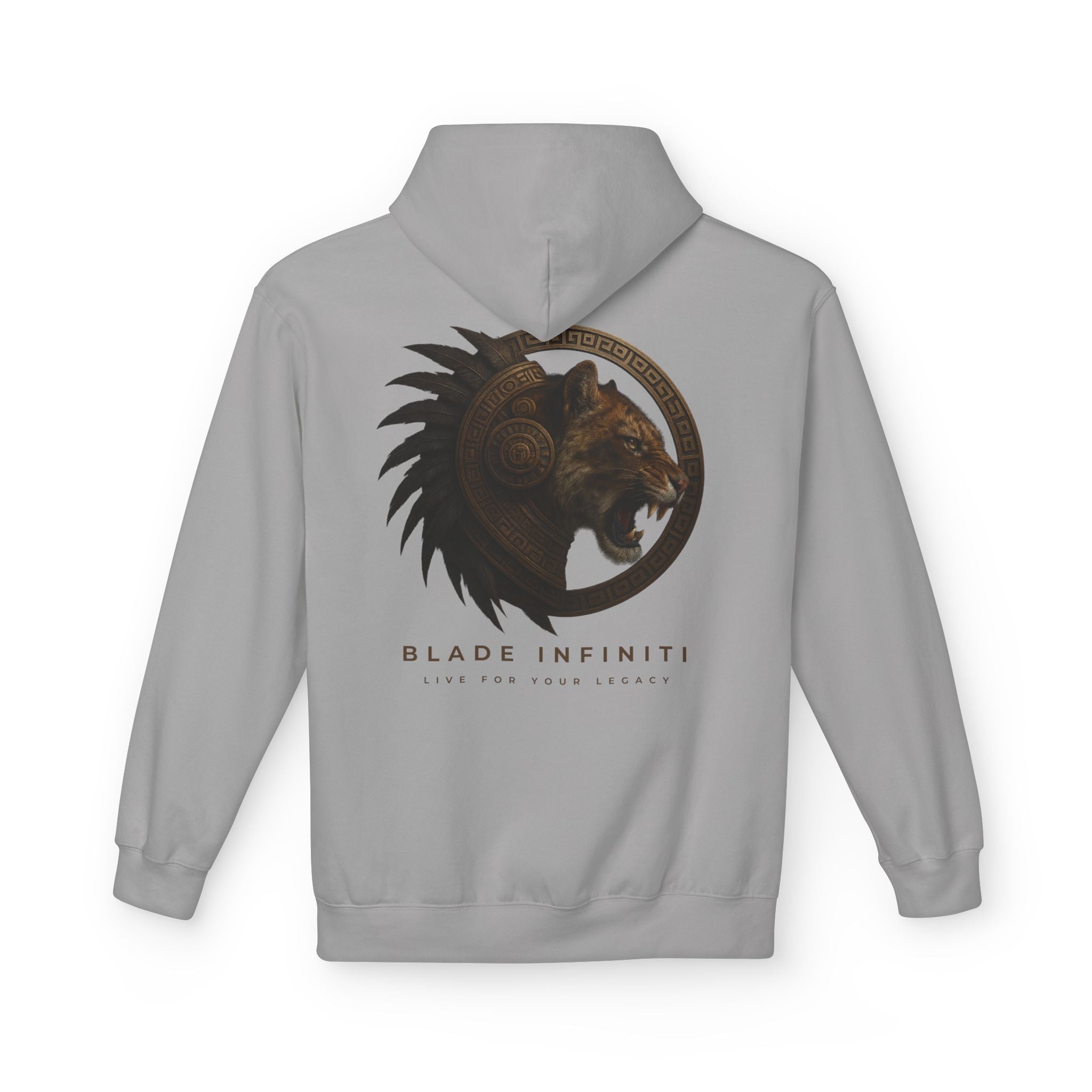 Aztec Tiger Hoodie - S / Cement
