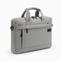 17.3" Waterproof Canvas Laptop Bag for Men Women - Deep Grey
