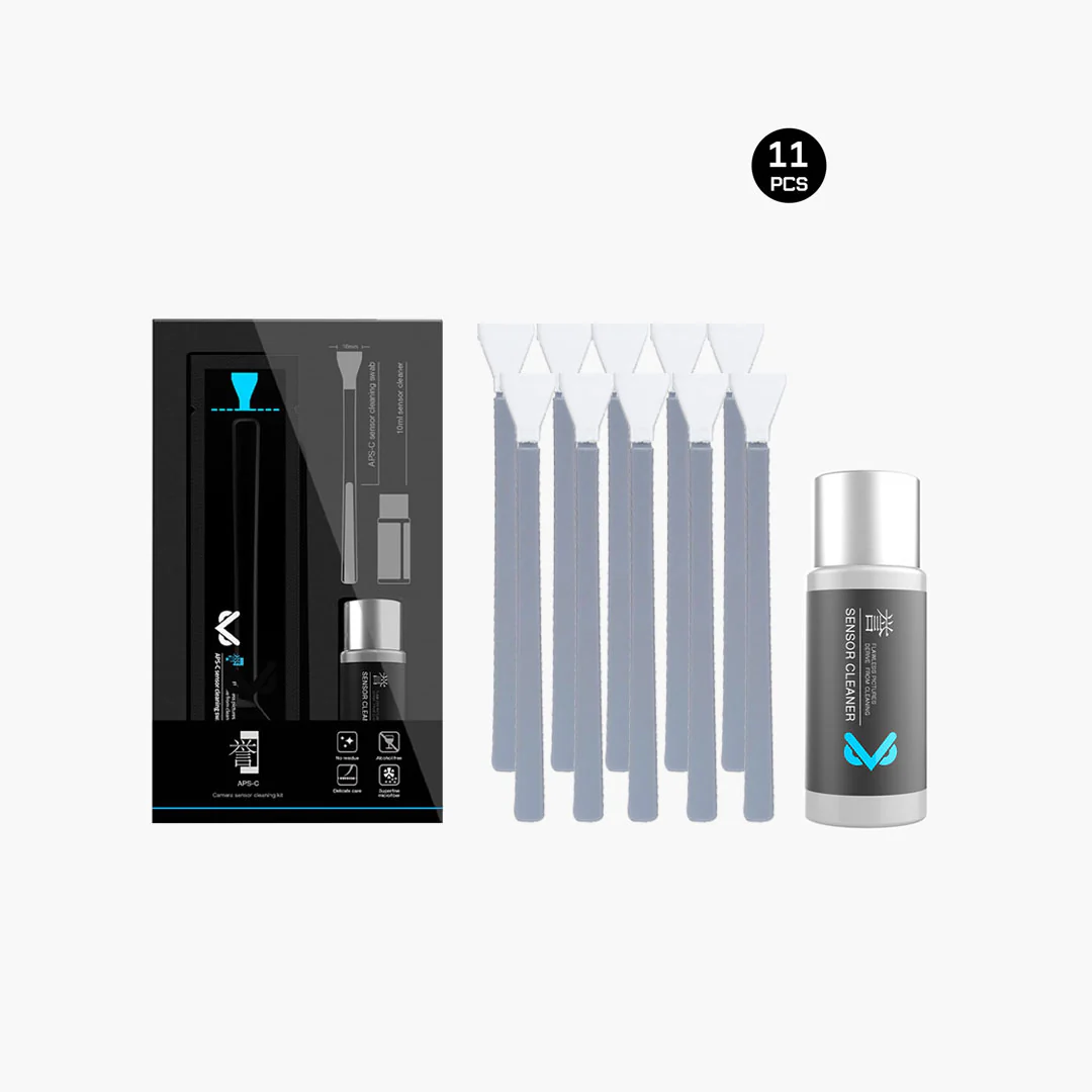 11-in-1 APS-C Sensor Cleaning Kit VS-S02E - 12-in-1 Cleaning Kit(Dust-Free Gloves +$9.9) / None