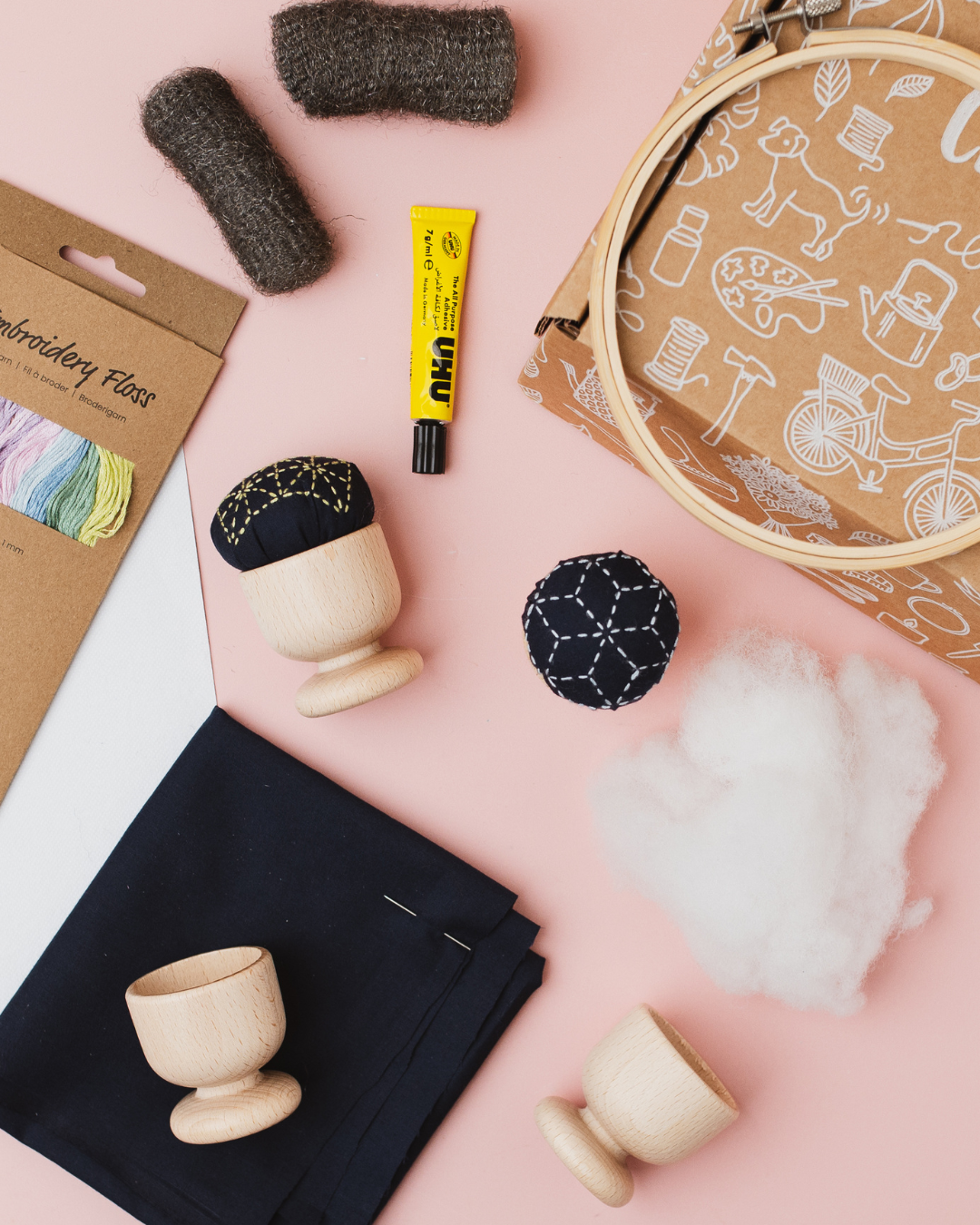 The Sashiko Pincushion Craft Kit