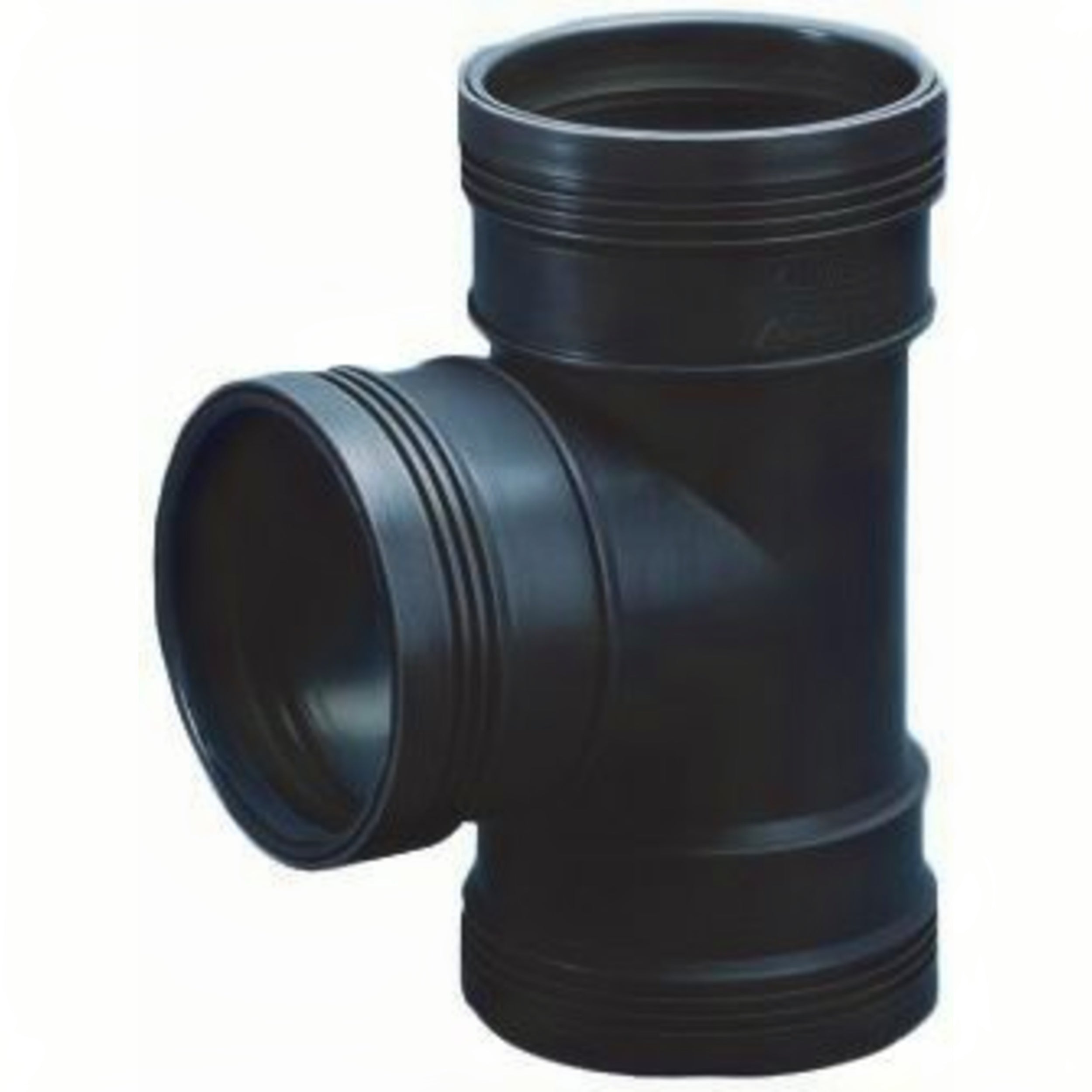 Wavin T-Stuk 88° 3 x Manchet Zwart 75mm