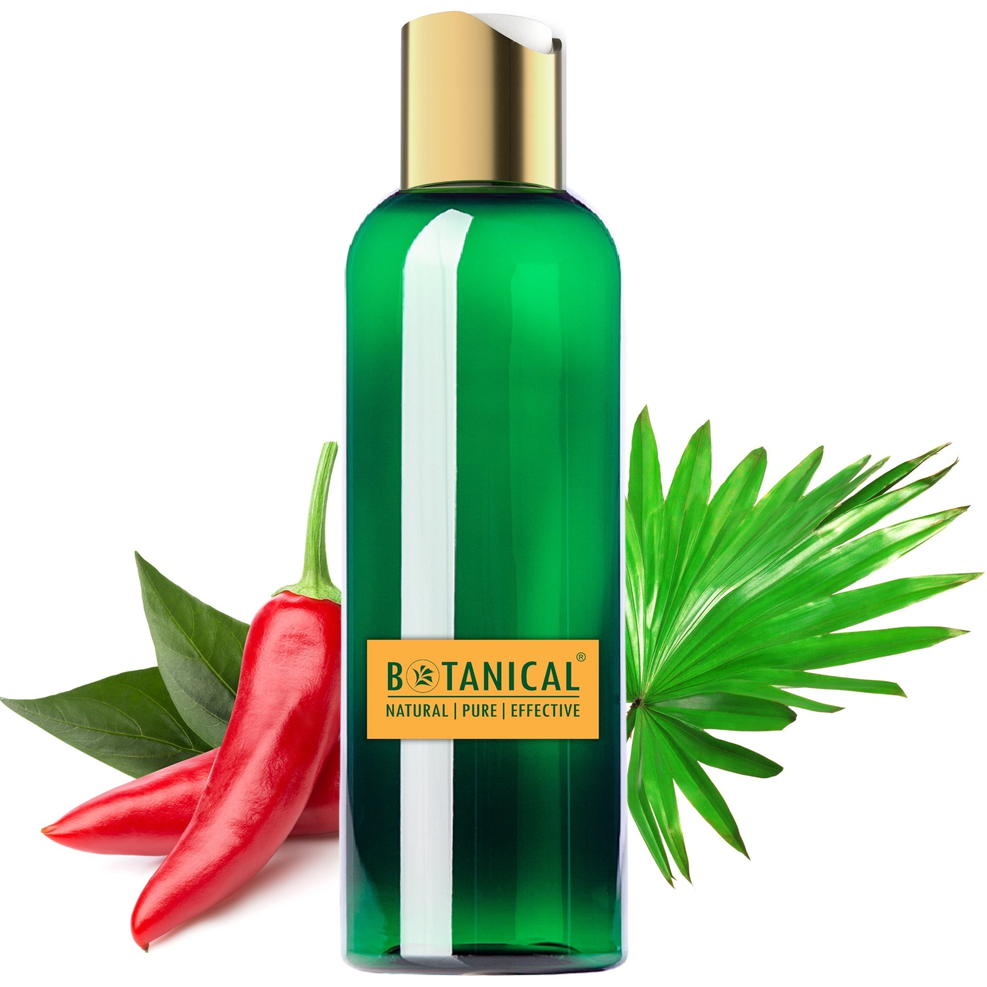 Shampoo For Thinning Hair - Cayenne & Saw Palmetto - Scalp Detoxifying - Travel Size (3.4 fl oz)