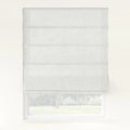 Florence Linen Roman Shade Cordless - Oyster White-898-1