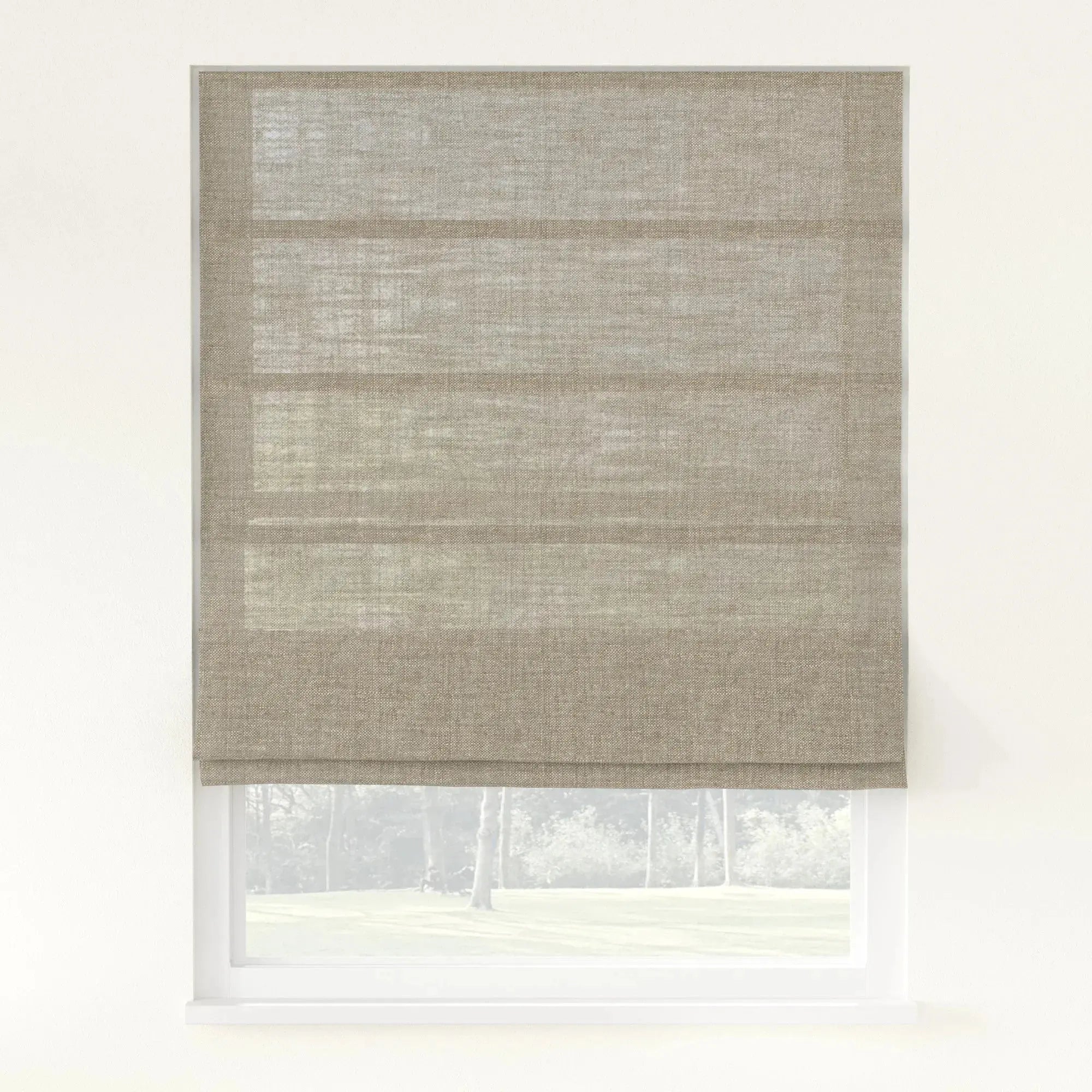 Florence Linen Roman Shade Cordless - Taupe-898-6