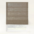 Florence Linen Roman Shade Cordless - Chestnut brown-898-10