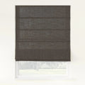 Florence Linen Roman Shade Cordless - Dark Brown-898-13