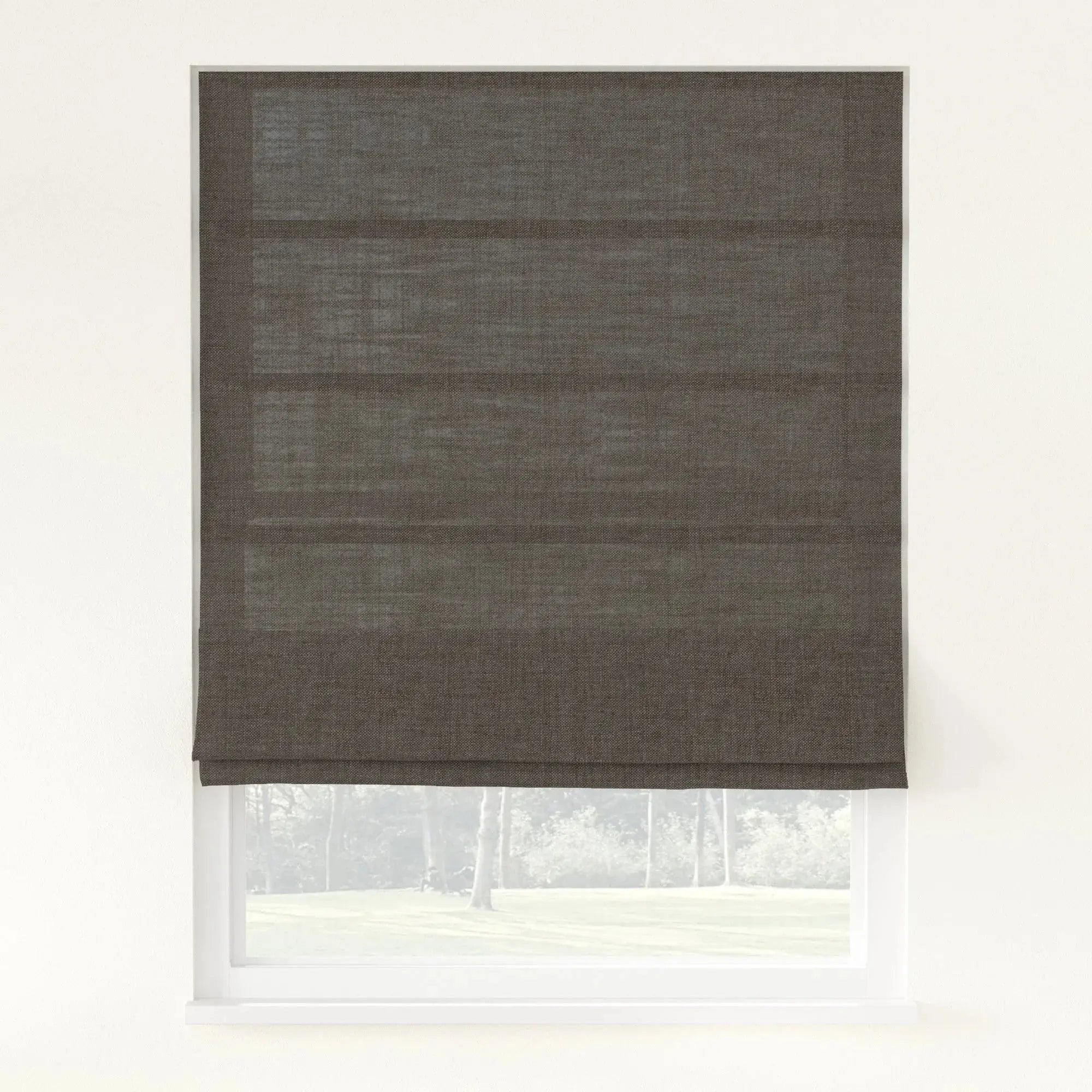 Florence Linen Roman Shade Cordless - Summer Tan-898-14