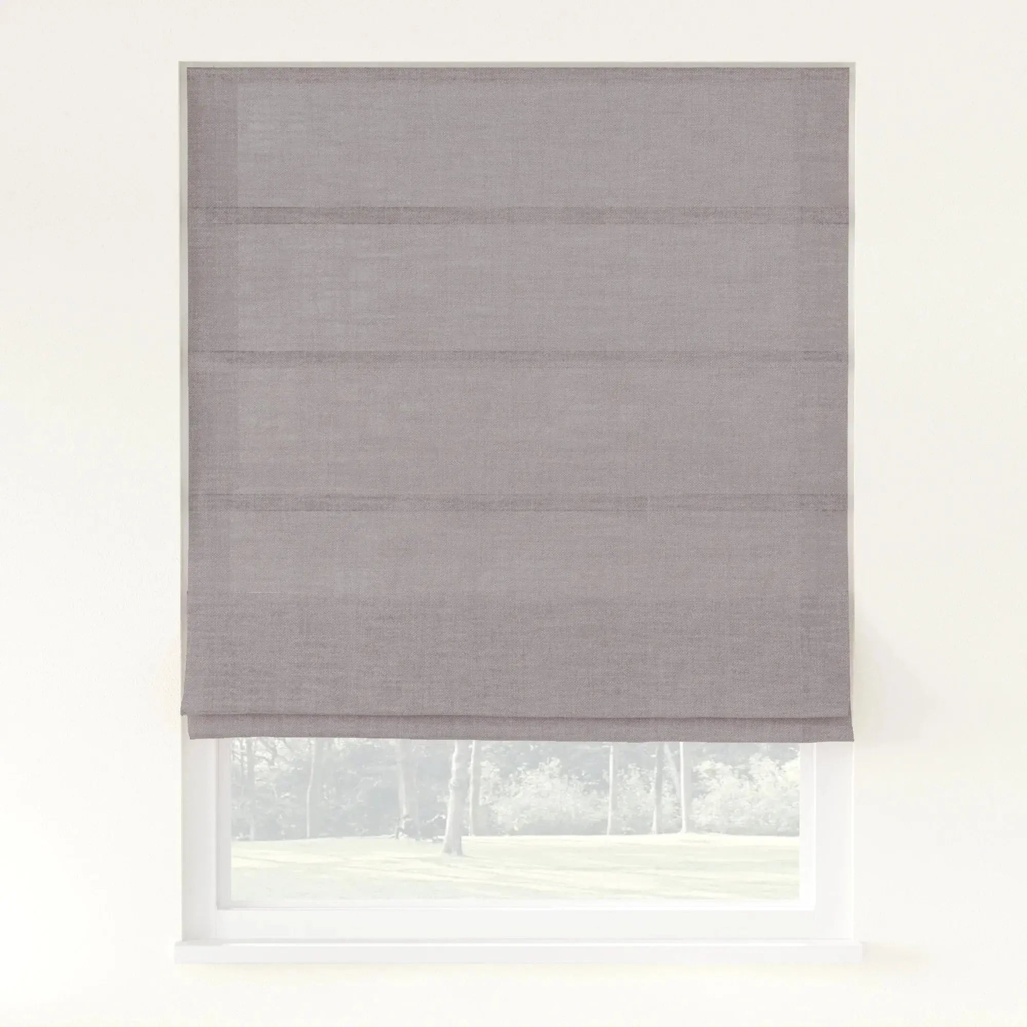 Florence Linen Roman Shade Cordless - Violet-898-20