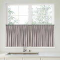 Florence Linen Pleated Cafe Curtains - Violet-898-20
