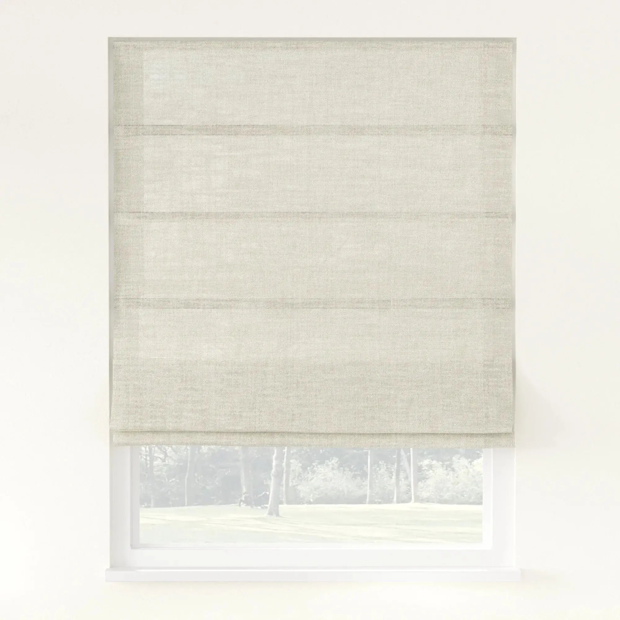 Florence Linen Roman Shade Cordless - Cream-898-3