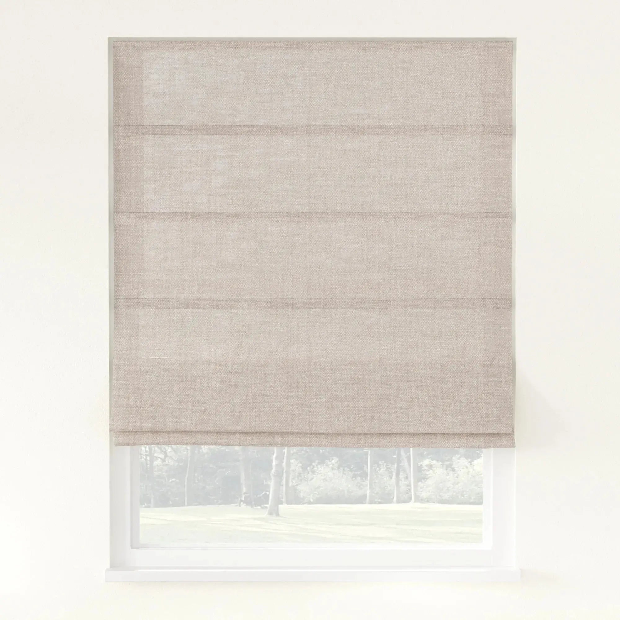 Florence Linen Roman Shade Cordless - Wheat-898-5