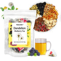 Organic Dandelion Mulberry Herbal Tea Chrysanthemum Poria & More Blend of 8 Ingredients - 1 bag ( 0.99$/serving )