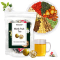 Organic Monk Fruit Herbal Tea Honeysuckle Kumquat & More Blend of 10 Ingredients - 1 bag ( 0.99$/serving )