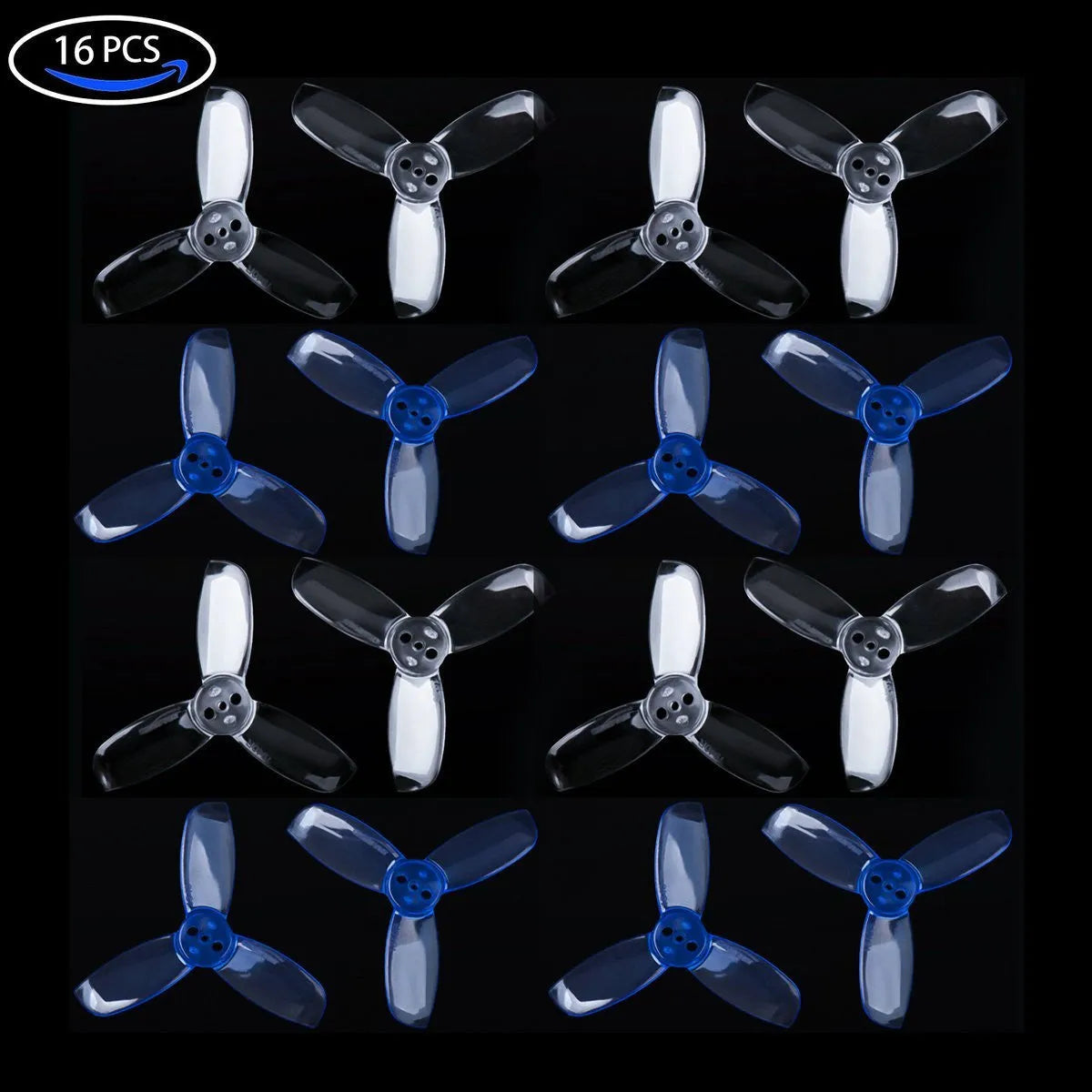 16pcs Gemfan 1940 3-Blade Propeller 1.9 Inch Triblade Prop