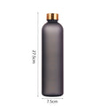 Water Bottle | 1L | Time Marker Feature - Black