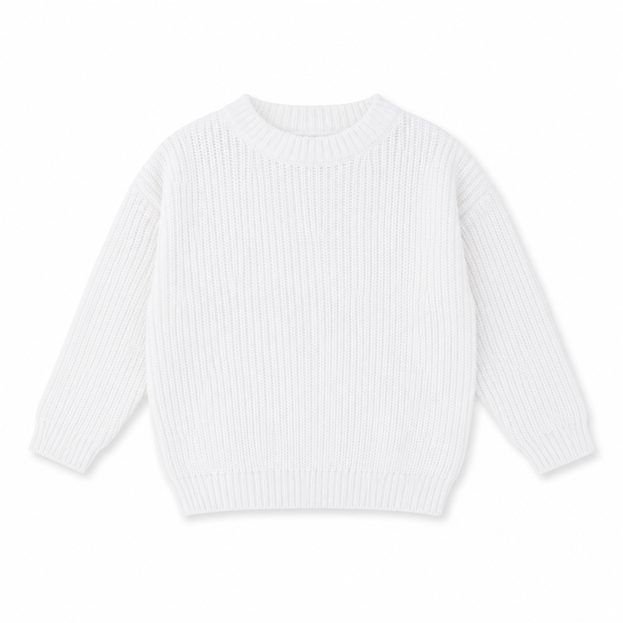 MamaRaya Personalized Baby Knit Sweater - 3-6m / White
