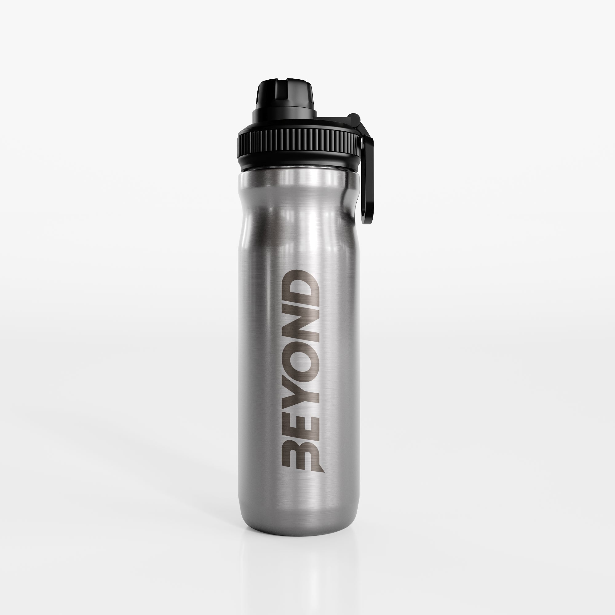 Brushed Steel Sports Bottle