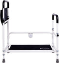HFK-7204 Adjustable Safe Non-slip Bed Step Stool - White