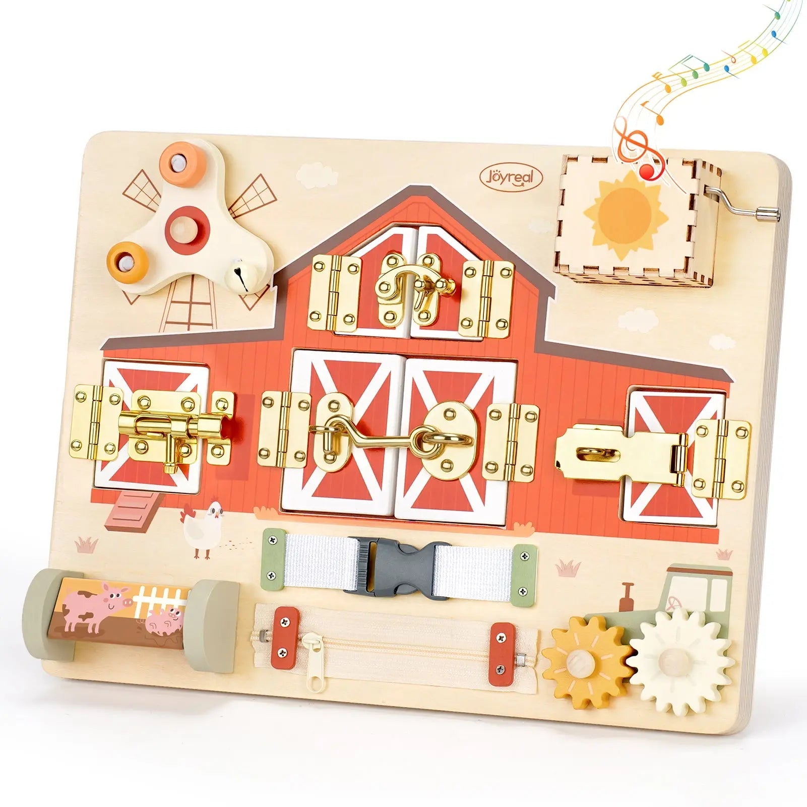 Montessori Busy Board for Toddlers – 10 Activities for Skill Development