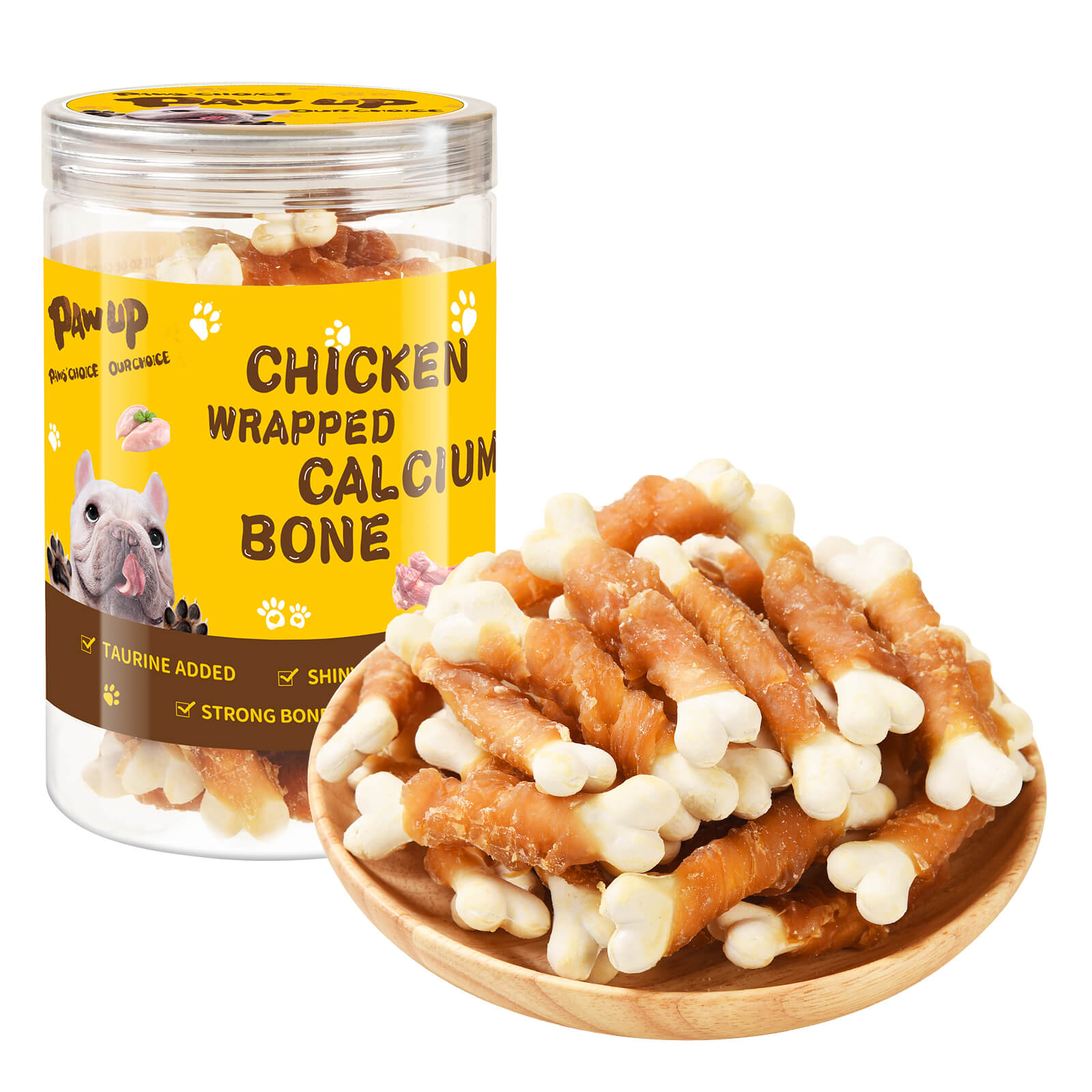 Dog Treats Chicken Wrapped Calcium Bone, 12.5 oz
