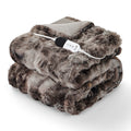 Fuzzy Calming Heated Weighted Blanket - Bubble Fleece / 20lbs 60''*80''