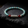 Protection & Fortune – Turquoise & Star Moon Bodhi Seed Bracelet