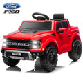 iYofe 12 Volt Ford F150 Raptor Powered Ride on Car Toy with Remote Control&Bluetooth - Red
