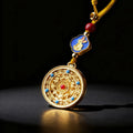 Fortune & Blessing – Tibetan Zodiac Prayer Wheel Keychain - Monkey