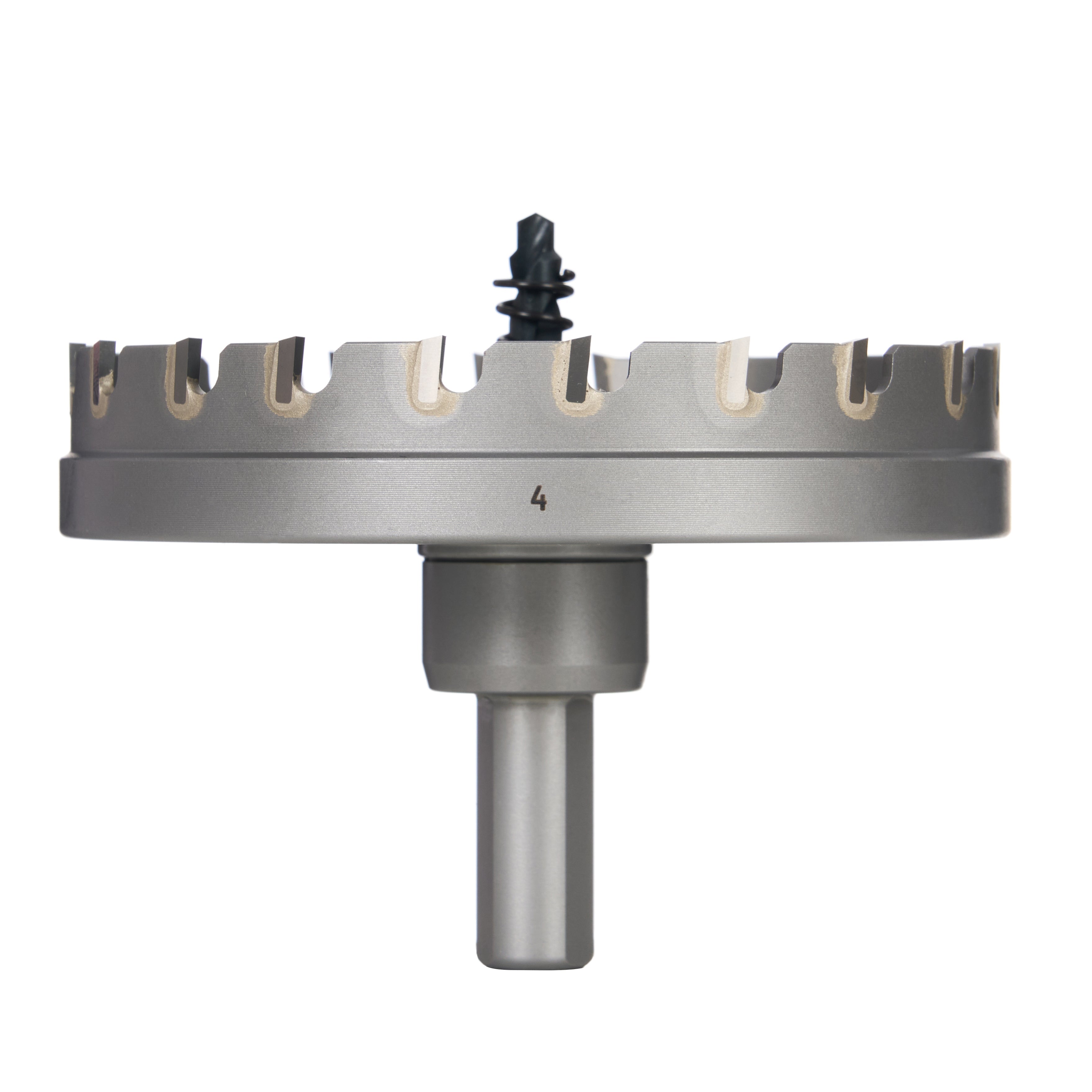 4" Carbide Hole Cutter, 3-Flat Shank, 1 pc