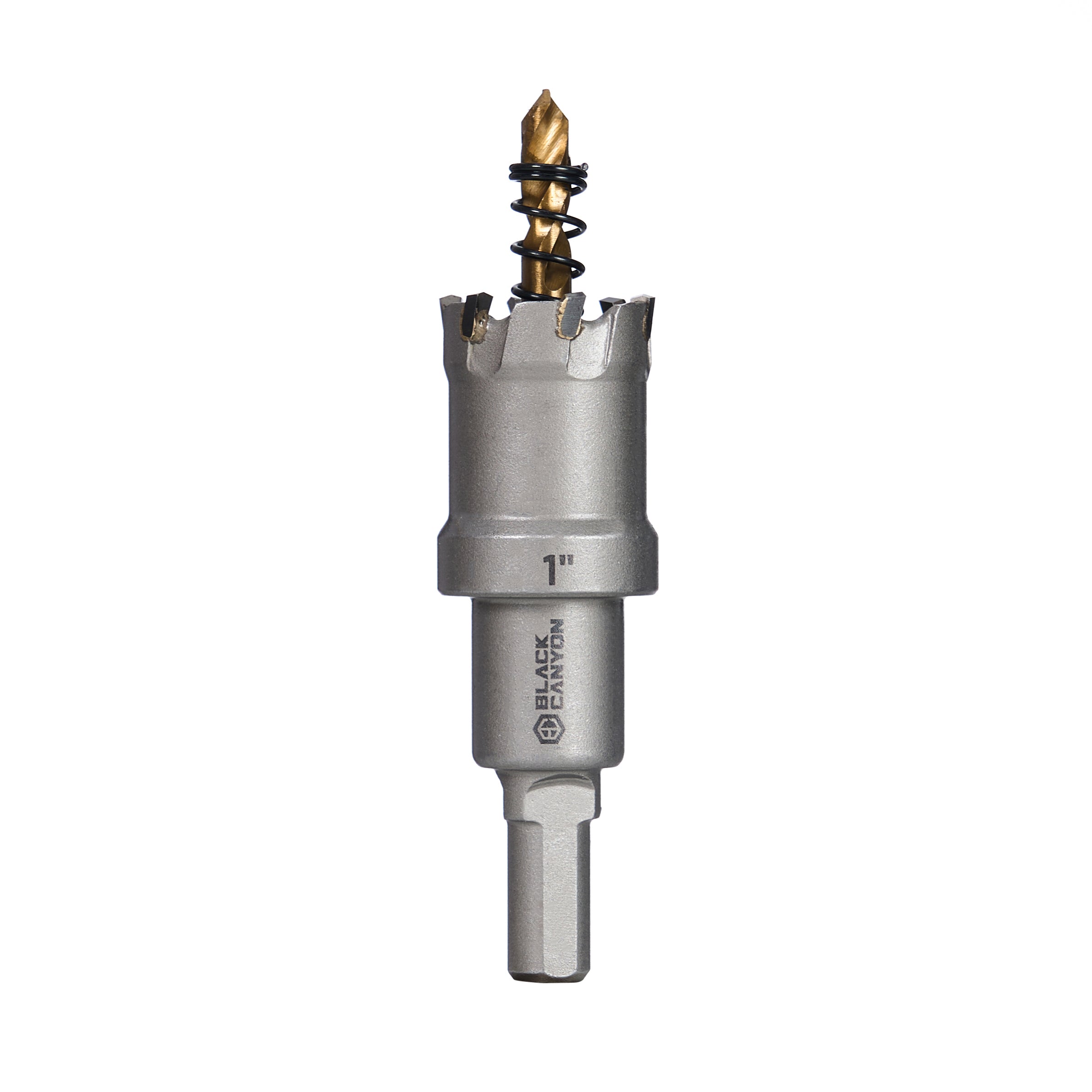 1" Carbide Hole Saw, 3-Flat Shank, 1 pc