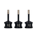 Diamond Hole Saw, 1/4", 3-pack