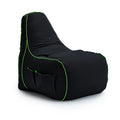 Gaming High Back Bean Bag Chair Indoor Kids Beanbag with Side Pockets - Fel Magic